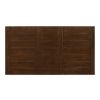 Dark Brown Finish 5pc Dining Set Storage Base Counter Height Table and 4 Counter Height Chairs Set Extension Leaf Drawers Wine Rack Table Base Wooden