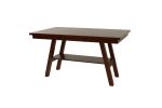 Dining Table 6x High Chairs 7pcs Counter Height Dining Set Walnut Finish Dining Room Furniture Transitional Style
