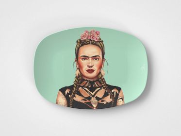 Frida Kahlo // 10"x14" Serving Platter // Famous Artist Gift Idea (Set: Single Platter)