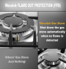 34in Built-in gas cooker Top 5 burner LPG / NG double fuel gas large pot cooker 24in natural gas gas stove combustion embedded stove gas kitchen stove