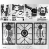 34in Built-in gas cooker Top 5 burner LPG / NG double fuel gas large pot cooker 24in natural gas gas stove combustion embedded stove gas kitchen stove